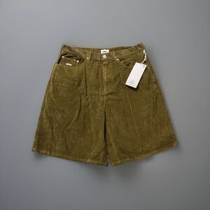 Obey BigWig Baggy Corduroy Shorts Size‎  32 Moss Green